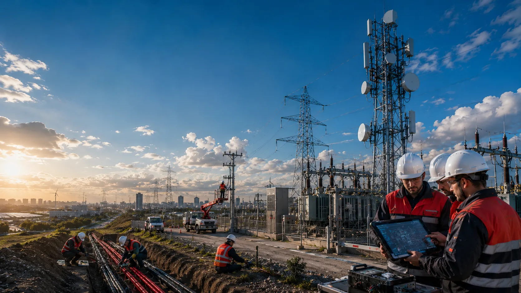 Güçlü Enerji Altyapıları ve Haberleşme Sistemleri